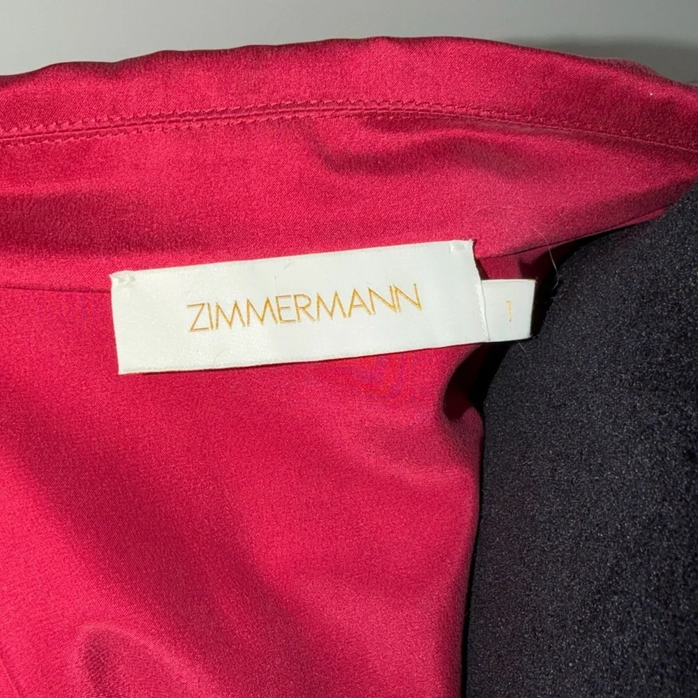 Zimmermann long wrap silk dress 1 - Picture 8 of 8